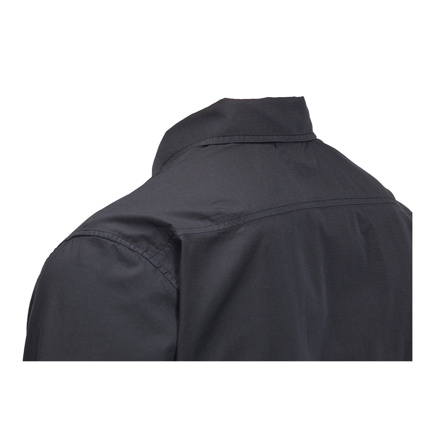 C.P. Company Shirt - Short Sleeve Cotton Rip-Stop