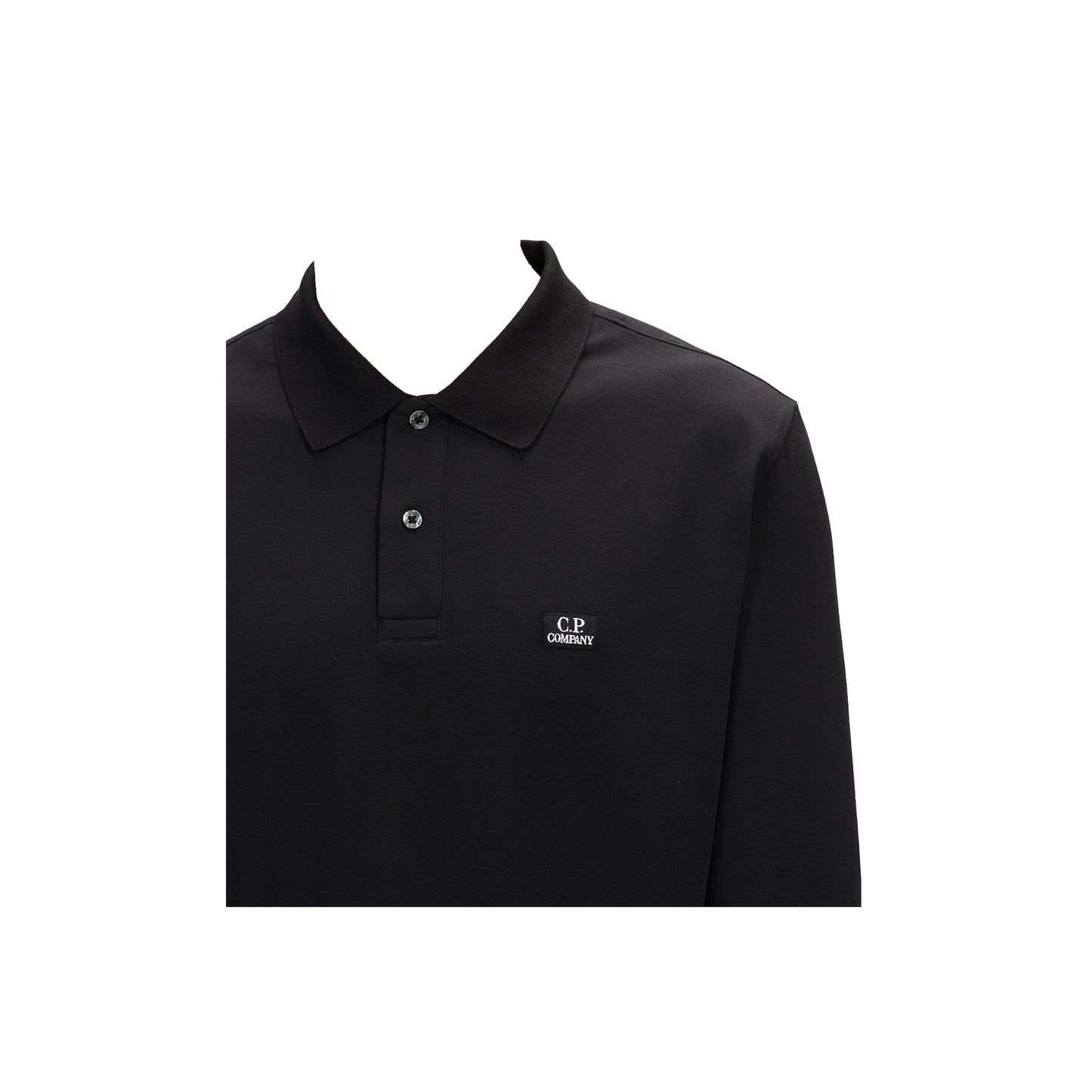 C.P. Company Polo - Long Sleeve Stretch Piquet