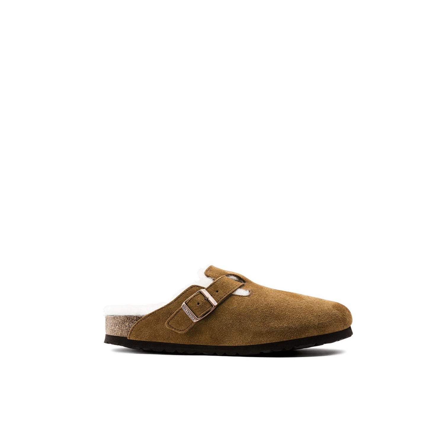 Birkenstock Boston Shearling Suede Leather